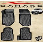 Caraks Citroen C4 2020 Sonrası Siyah 3D Havuzlu Paspas