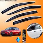 Caraks Corsa F Mügen Cam Rüzgarlığı Abs Nikelaj Krom Cam Rüzgarlığı 2020 Sonrası + Ebrayn Lastik Parlatıcı
