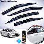 Caraks Cruze Sedan Mügen Cam Rüzgarlığı Abs Nikelaj Krom Cam Rüzgarlığı 2009-2017 + Ebrayn Lastik Parlatıcı
