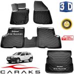 Caraks Dacia Duster 4x4 2010-2018 Arası 3D Bagaj Havuzu ve Havuzlu Paspas