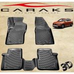 Caraks Egea Cross 2020 Sonrası Siyah 3D Havuzlu Paspas