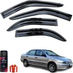 Caraks Fiat Marea Mügen Cam Rüzgarlığı Tüm Kasalara Uyumlu 4 Lü Takım Koku Hediyeli