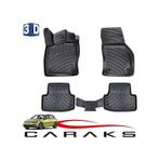 Caraks Golf 8 Manuel 2020 Sonrası Siyah 3D Havuzlu Paspas