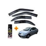 Caraks Honda City Mügen Cam Rüzgarlığı 2006-2009 Arası 4 Lü Takım +500ML Lastik Parlatıcı