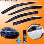 Caraks Honda City Mügen Cam Rüzgarlığı Abs Nikelaj Krom Cam Rüzgarlığı 2021 Sonrası+Ebrayn Lastik Parlatıcı
