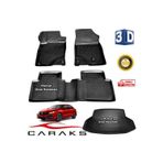 Caraks Honda Civic HB 2016-2019 Arası 3D Bagaj Havuzu ve Havuzlu Paspas