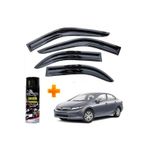 Caraks Honda Civic Mügen Cam Rüzgarlığı 2012-2016 Arası 4 Lü Takım +500ML Lastik Parlatıcı