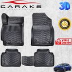 Caraks Hyundai Elantra 2020 Sonrası Siyah 3D Havuzlu Paspas