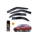 Caraks Kalos Sedan Mügen Cam Rüzgarlığı 2004-2007 Arası 4 Lü Takım +500ML Lastik Parlatıcı