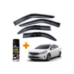 Caraks Kia Cerato Mügen Cam Rüzgarlığı 2016 - 2020 Arası 4 Lü Takım +500ML Lastik Parlatıcı