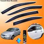 Caraks Lacetti Hb Mügen Cam Rüzgarlığı Abs Nikelaj Krom Cam Rüzgarlığı Tüm Kasalar +Ebrayn Lastik Parlatıcı
