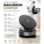 Caraks Manyetik Telefon Tutucu Vantuzlu Araç Ofis Masa Üstü 360° Mıknatıslı Güçlü Vakumlu Telefon Tutacağı