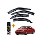 Caraks Mitsubishi Lancer Mügen Cam Rüzgarlığı Sedan 2004-2008 Arası 4 Lü Takım +500ML Lastik Parlatıcı