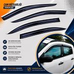 Caraks Opel Vectra A Krom Cam Rüzgarlığı Abs Nikelajlı Mügen Cam Rüzgarlığı Tüm Kasalar 4 Parça