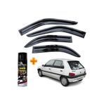 Caraks Peugeot 106 Mügen Cam Rüzgarlığı 1992-2002 Arası 4 Lü Takım +500ML Lastik Parlatıcı