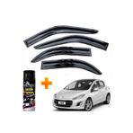Caraks Peugeot 308 Mügen Cam Rüzgarlığı Hb 2007-2013 Arası 4 Lü Takım +500ML Lastik Parlatıcı