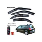 Caraks Renault Scenic 2 Mügen Cam Rüzgarlığı 2004-2009 Arası 4 Lü Takım +500ML Lastik Parlatıcı