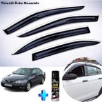 Caraks Toyota Avensis Mügen Cam Rüzgarlığı Abs Nikelaj Krom Cam Rüzgarlığı 1997-2003 + Ebrayn Lastik Parlatıcı
