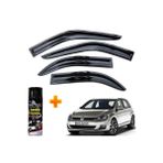 Caraks Vw Golf 7 Mügen Cam Rüzgarlığı 4 Lü 2013-2020 Arası 4 Lü Takım +500ML Lastik Parlatıcı