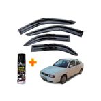 Caraks Vw Polo Mügen Cam Rüzgarlığı Sedan 1996-2001 Arası 4 Lü Takım +500ML Lastik Parlatıcı