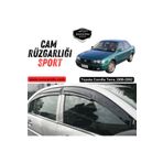 caralp Toyota Corolla Terra 1999-2002 Uyumlu Mugen Cam Rüzgarlığı Seti Piano Black 4'lü İthal Parlak Siyah