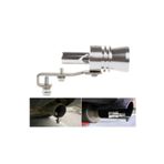 caralp Üniversal Egzoz Islık Aparatı Egzoz Ucu Turbo Sesi Large 29 mm KROM