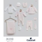 Caramell % 100 Coton 10 Lu Hastane Çıkışı 2250 - Pembe - Yenidoğan