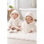 Caramell % 100 Pamuk 0 - 24 Ay Kutu Içerisinde Bornoz Seti 2410 2473 - Ekru