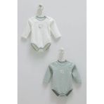 Caramell %100 Pamuk Hello Forest 2'Li Bebek Body Crml.be1955