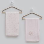 Caramell 2'li Battaniye 80X90 cm 2274 - Pembe - 80 x 90 cm