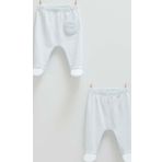Caramell 2'li Bebek Pantolonu APE1432 Mavi 3-6 Ay