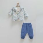 Caramell 2'li Bebek Takımı 1798 - İndigo - 6 - 9 Ay