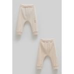 Caramell All Tıme Boy Ikili Bebek Pantolon - Bej - 74-80 cm Bej - 9 - 12 Ay