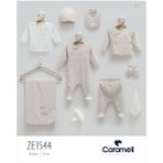 Caramell All Time Boy Jakarlı Kumas Tulumlu 10 Lu Hastane Cıkısı - Gri - Yenidoğan