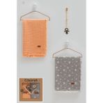 Caramell Basıc Ikili Müslin Battaniye Emzik Askısı Üçlü Kutulu SET-100X120 cm - Oranj - 0 - 12 Ay Oranj - 100 x 120 cm