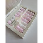 Caramell Bebek MENDILI,%100 Pamuk Ağız Mendili - 0 - 3 Yaş - Pembe