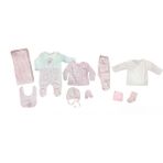 Caramell Flamingo 10 Lu Hastane Çıkış Seti - 1 - 3 Ay - Beyaz - Pembe