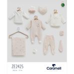 Caramell Jungle Friends Müslin Tulumlu 10 Lu Hastane Cıkısı - Gri - Yenidoğan