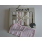 Caramell Kız Bebek Pembe 7’li Ağız Mendili