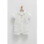 Caramell Little Boy Muslin Kumaş Bebek Salopet