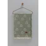 Caramell Little Emu Basic Desenli Müslin Battaniye 100X120 - Yeşil