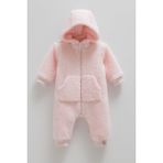 Caramell Lombardia Wellsoft Fermuarlı Kız Tulum Pembe - Renkli - 9 - 12 Ay