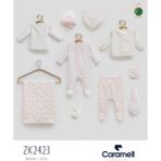 Caramell My Baby Kumsal Müslin Tulumlu 10 Lu Hastane Cıkısı 2423 - Pembe - Yenidoğan
