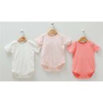 Caramell Renkli Kız Bebek Body 3 Lü - Caramell - Pembe - 9-12 Ay - 9 - 12 Ay