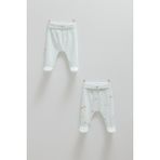 Caramell Safari Bebek Ikili Pantolon - Mavi - 6 - 9 Ay