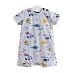 Caramell TE4951 Gri 3-6 Ay Bebek Tulumu