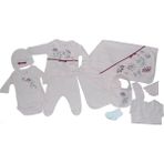 Caramell ZK4042 Happy Love Ekru Kız Bebek 10 Lu Hastane Çıkışı - Yenidoğan