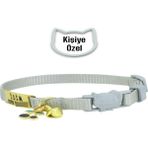 Caramelos Isimli, Güvenlik Kilitli Kedi Tasması- , Isimlikli Kedi Tasması, Kedi Künyesi, Safety Click
