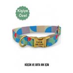 CARAMELOS İsimli Köpek Tasması, Köpek Künyesi, Isimlik, Küçük Irk Ve Orta Irk, Kişiye Özel Metal Kilit, 2 Cm
