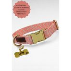 caramelos İSİMLİ KÖPEK TASMASI, KÖPEK KÜNYESİ, KÖPEK İSİMLİK, BÜYÜK IRK TASMA, METAL KİLİTLİ TASMA,KÖPEK TASMA DESEN 1-M